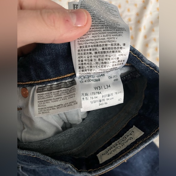 Levi’s 502 blue jeans 31x34 - Picture 2 of 4
